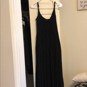Madewell black maxi dress worn once